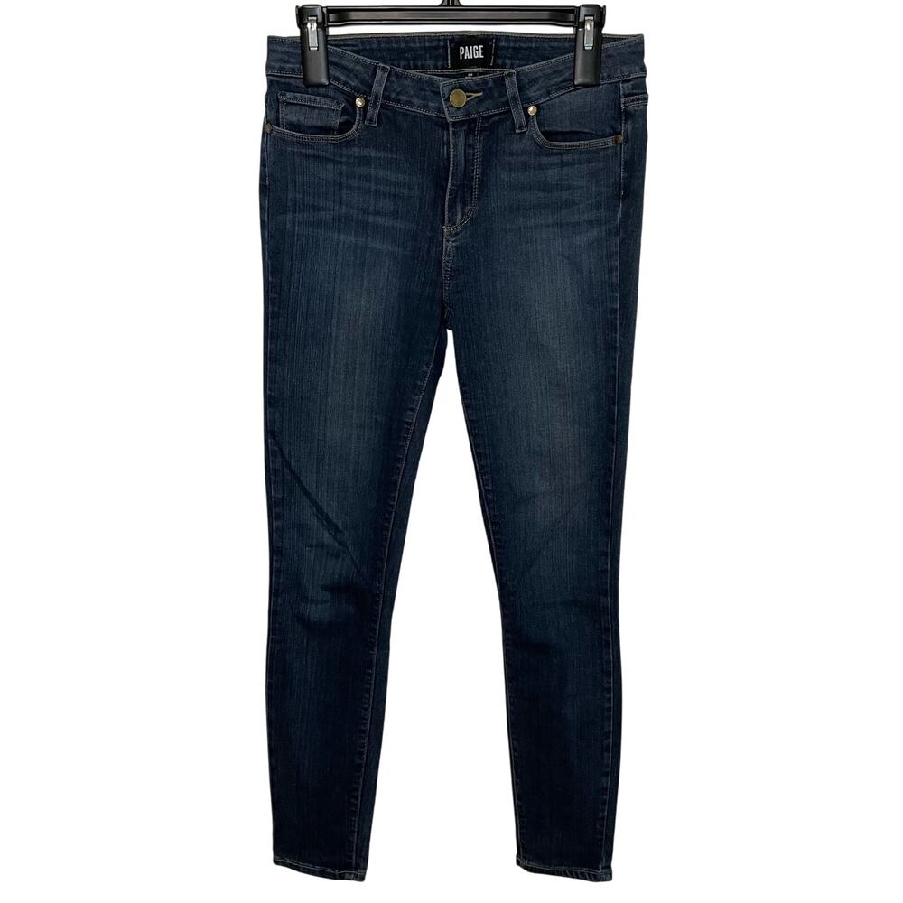 Paige Verdugo Ankle Jeans 30 Womens Denim Casual Mid Rise Stretch Skinny
